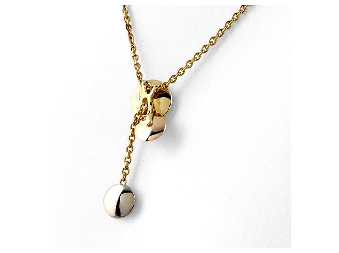 Collana con pendente Cartier Sweet Trinity in oro giallo - vista 2