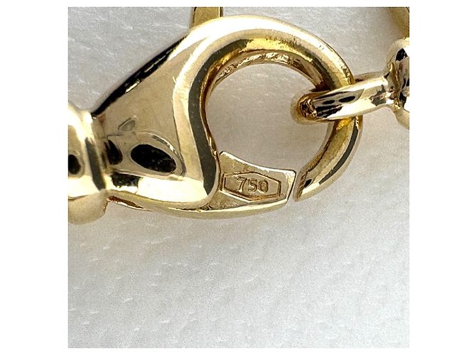 Bulgari Collana con pendente Bvlgari in oro giallo e diamanti pavé - vista 7