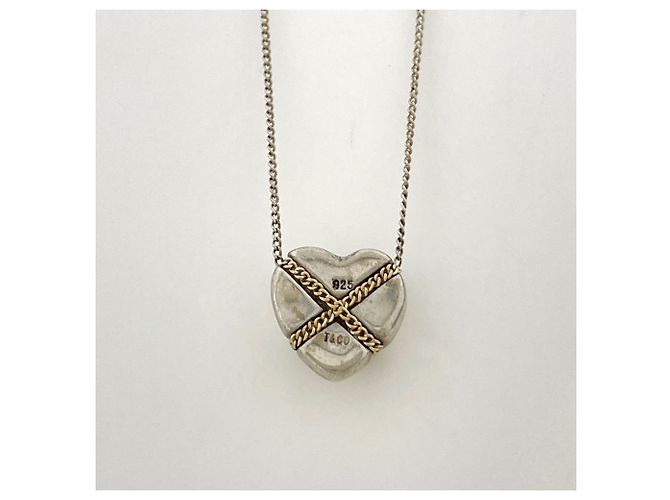 Autre Marque Collana Cuore e Croce in Argento Sterling Tiffany & Co. - vista 2