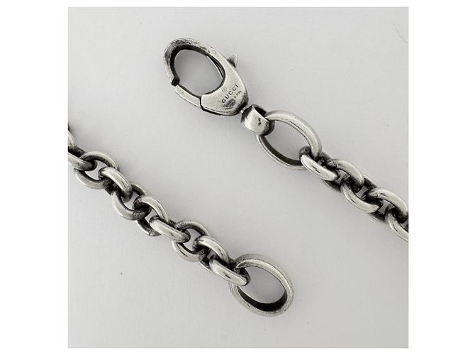 Collana Gucci in Argento 925 con logo GG - vista 3