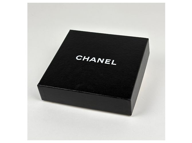 Collana Chanel placcata oro con dettagli in pelle e strass - vista 6