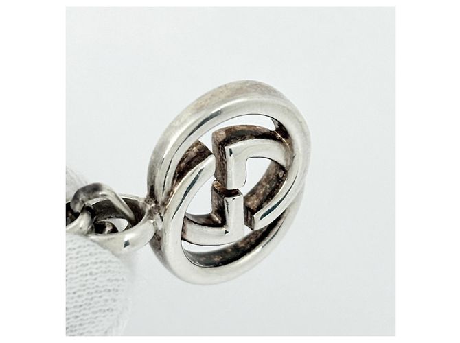 Collar Gucci Interlocking G Plata - vista 4