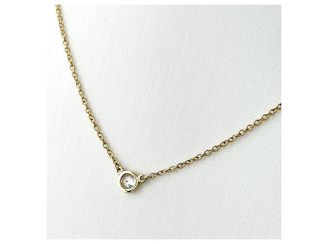 Autre Marque Collana con pendente in oro giallo e diamante Tiffany & Co. By the Yard - vista 2