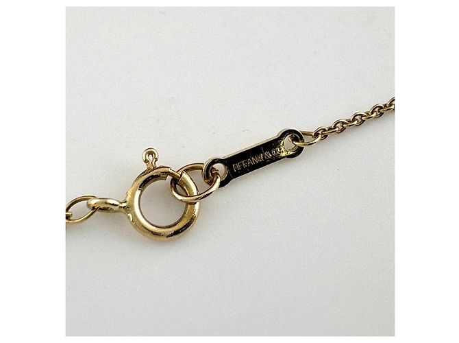 Autre Marque Collana con pendente Tiffany & Co. Bean in oro giallo - vista 4