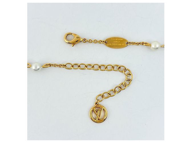Collar Louis Vuitton Louisa GP de perlas sintéticas y oro - vista 3