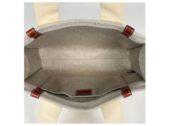 Bolso Tote Mediano Chloé Woody de Lona - vista 7