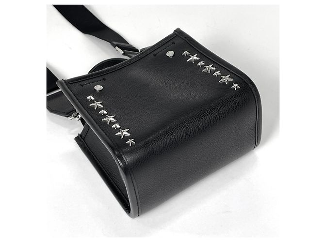 Borsa 2-Way Jimmy Choo in pelle nera - vista 2