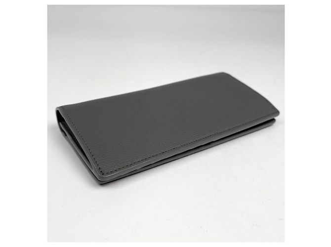 Burberry Gray Leather Long Wallet - view 2