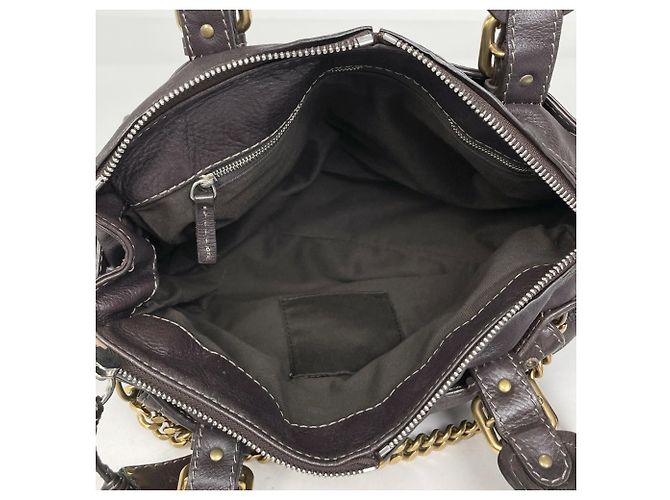 Sac à main en cuir Chloé Paddington - vue 8