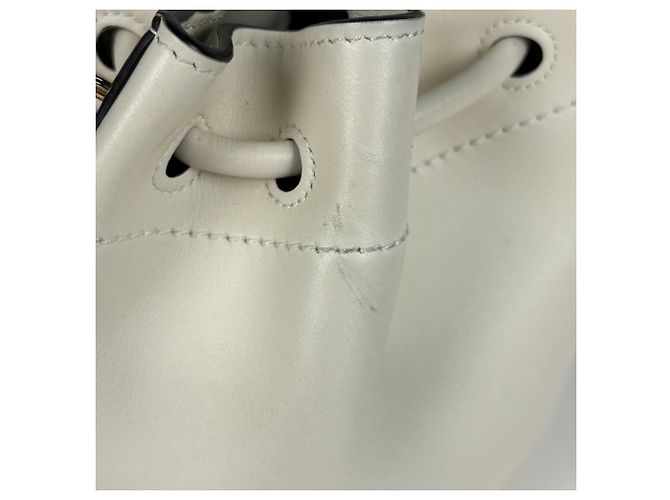 Borsa in pelle bianca Jimmy Choo - Ansicht 4