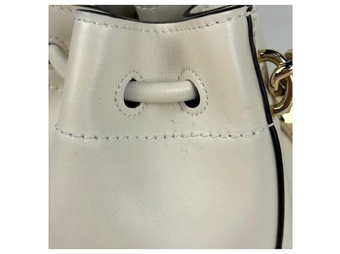 Borsa in pelle bianca Jimmy Choo - Ansicht 5