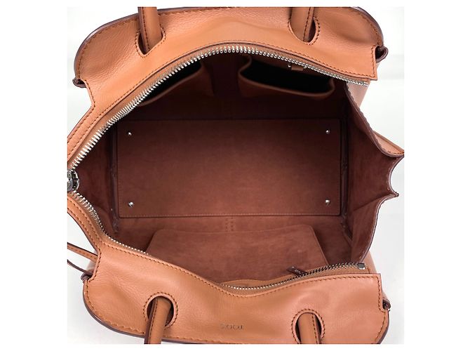 Borsa Tod's Sera in pelle marrone - vista 7
