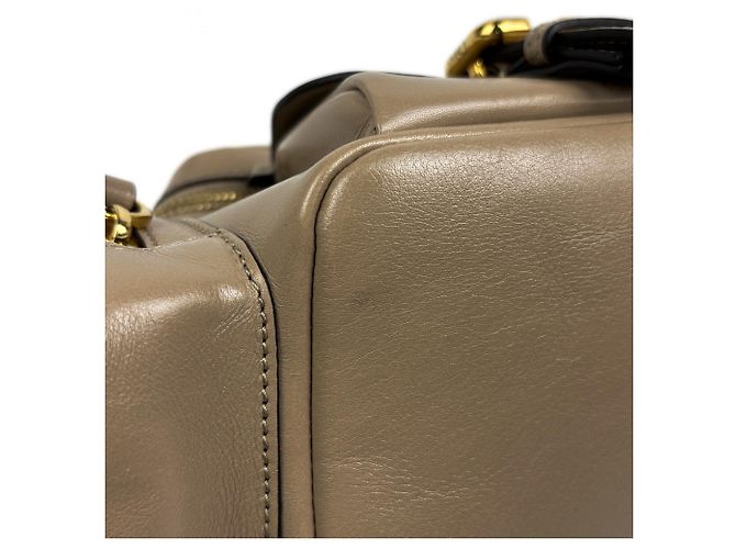 Chloé Handtasche aus beigem Leder - Ansicht 3