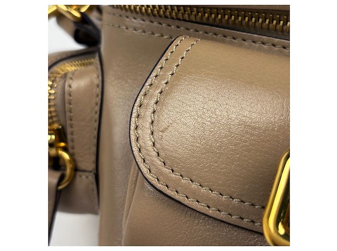 Chloé Handtasche aus beigem Leder - Ansicht 6