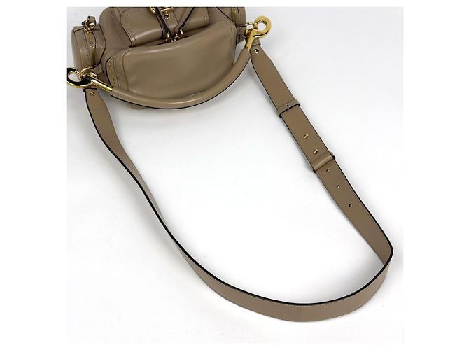 Chloé Handtasche aus beigem Leder - Ansicht 8