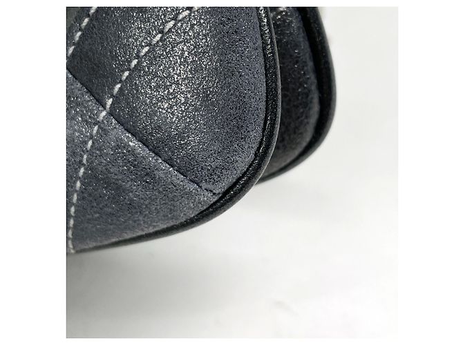 Bolsa/Clutch Coach em cetim cinza - vista 3