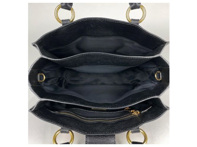 Borsa a mano Miu Miu in pelle nera - vista 9