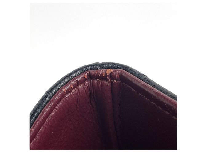 Borsa a tracolla Chanel in pelle nera - vista 7