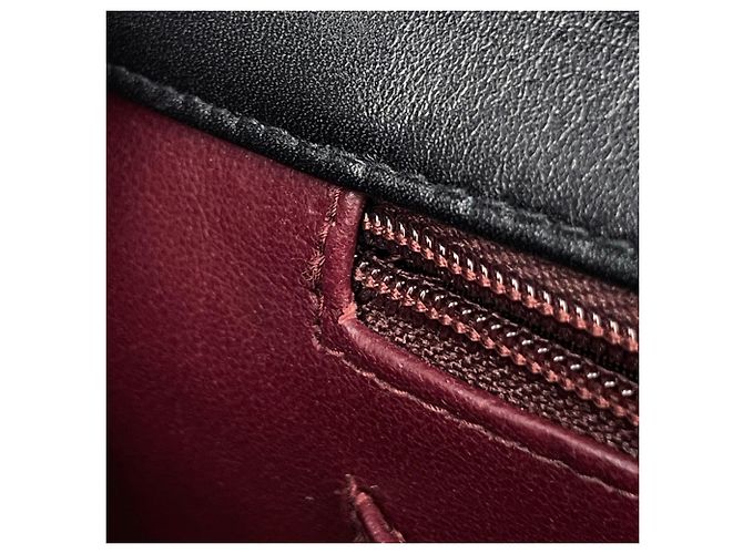 Borsa a tracolla Chanel in pelle nera - vista 8