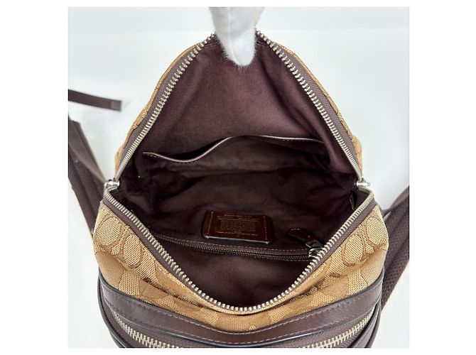 Mochila Coach Academy - Beige Brown - vista 8