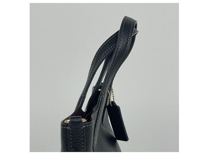 Borsa a secchiello Coach Hannah in pelle nera - vista 4