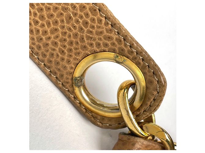 Chanel Tote Bag aus braunem genarbtem Kalbsleder - Ansicht 7