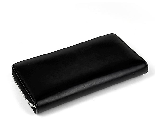Cartera larga Gucci en cuero negro - vista 2