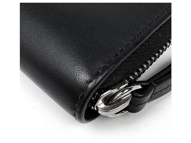 Cartera larga Gucci en cuero negro - vista 3
