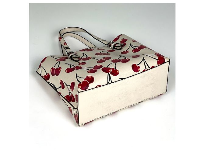 Borsa 2-Way Coach Molly in pelle bianca - vista 2