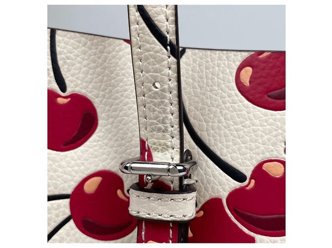 Borsa 2-Way Coach Molly in pelle bianca - vista 5