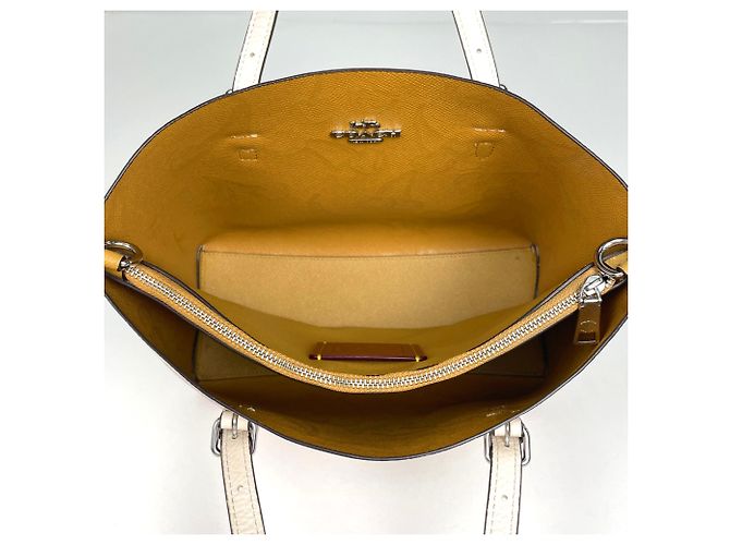 Borsa 2-Way Coach Molly in pelle bianca - vista 7