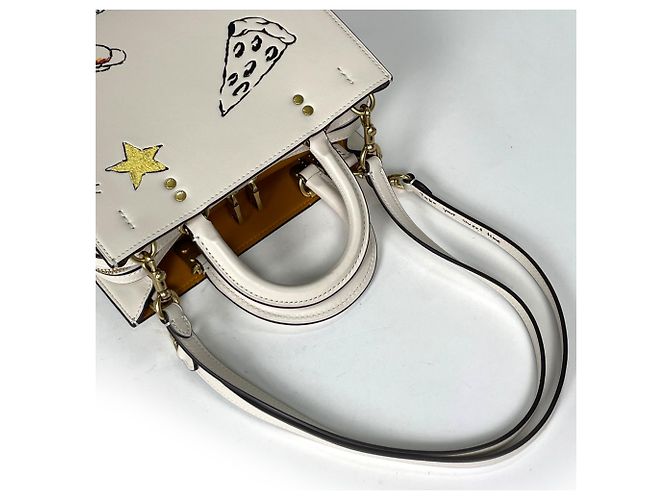 Borsa a mano Coach Rogue 25 in pelle con stampa Sketch - vista 5