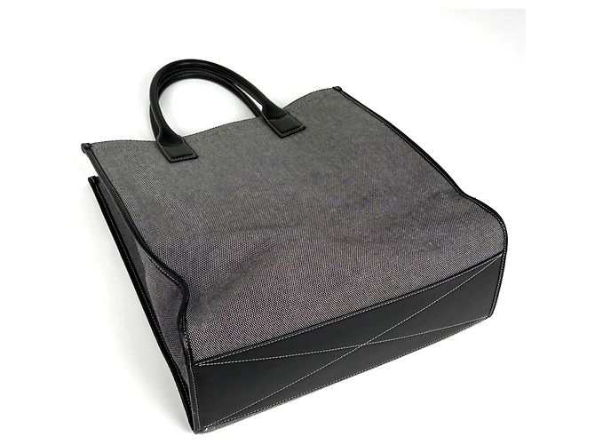 Borsa Tote Burberry in tela nera - vista 2