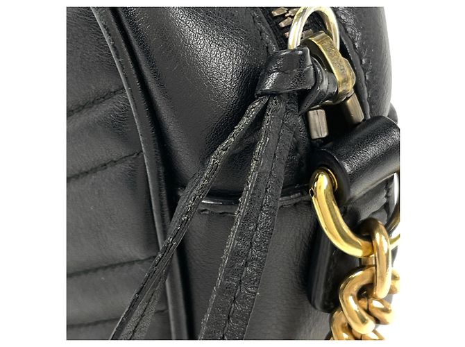 Borsa a tracolla in pelle Gucci GG Marmont Double G - vista 4