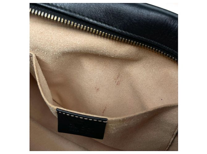 Borsa a tracolla in pelle Gucci GG Marmont Double G - vista 8