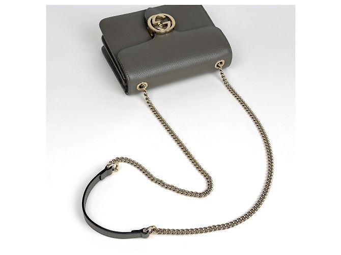 Gucci Interlocking G Leather Shoulder Bag - view 6