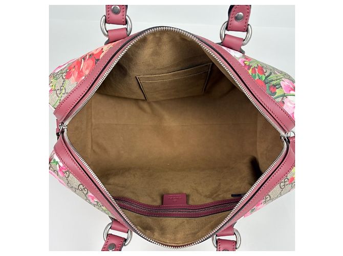 Borsa 2-Way Gucci GG Blooms in Beige Pink - vista 7