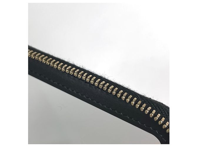 Borsa a tracolla Chanel Matelassé in pelle di vitello martellata nera - vista 8