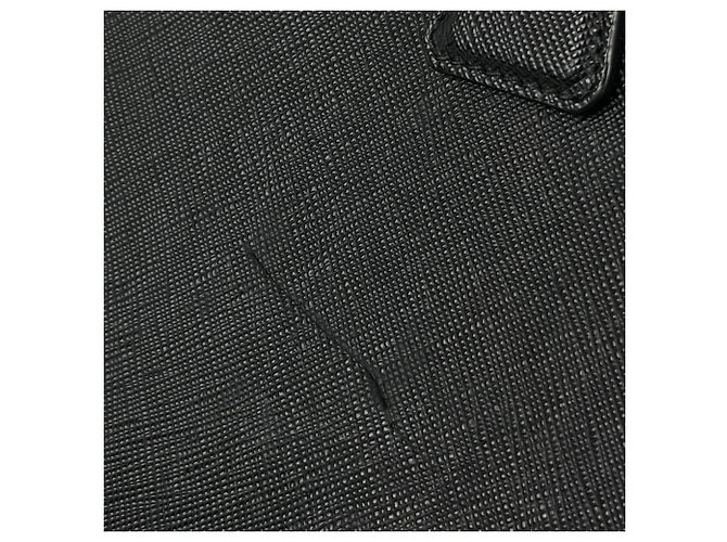 Borsa 2-Way Prada Galleria in pelle Saffiano nera - vista 4