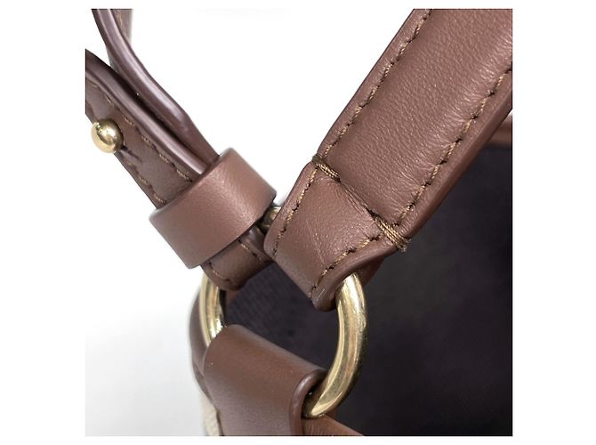 Borsa Bucket Mini Check Burberry - vista 4