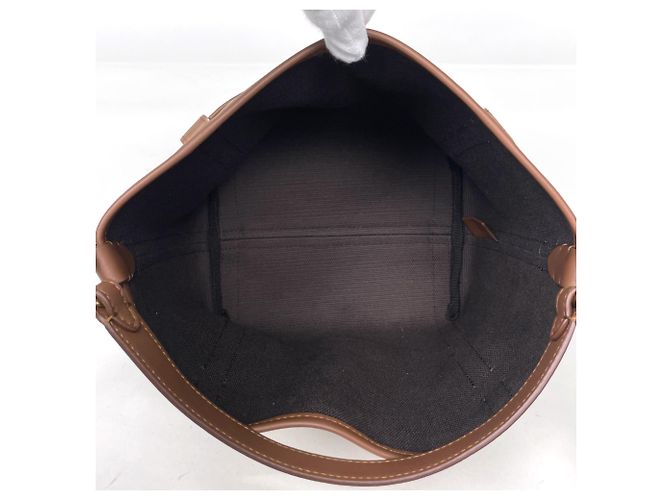 Borsa Bucket Mini Check Burberry - vista 6
