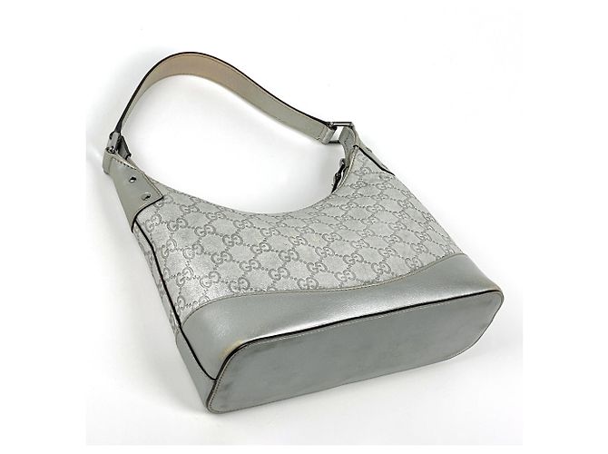 Borsa a tracolla in pelle Gucci Guccissima - vista 2