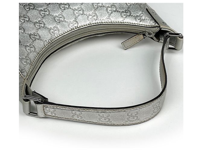 Borsa a tracolla in pelle Gucci Guccissima - vista 7