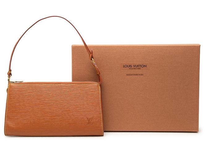 Louis Vuitton Brown Epi Pochette Accessoires - vista 7