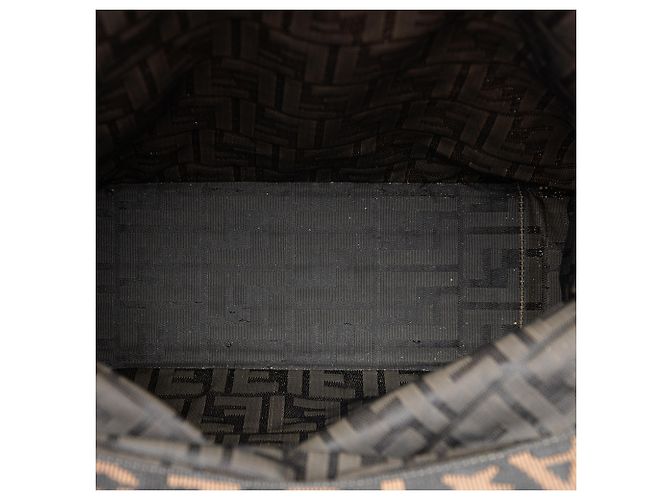 Fendi Brown Zucca Canvas Faltbare Tote Bag - Ansicht 4