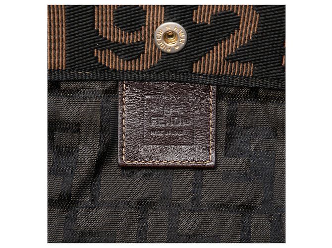 Fendi Brown Zucca Canvas Faltbare Tote Bag - Ansicht 5