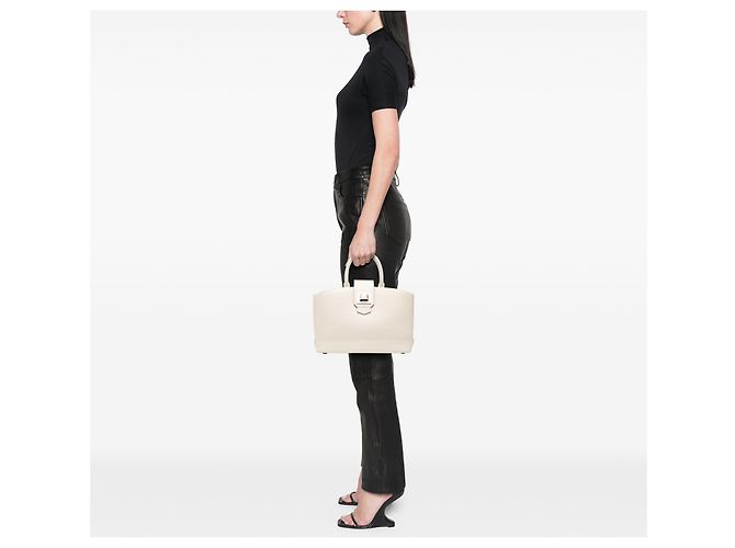 Louis Vuitton White Epi Mirabeau PM - vista 6