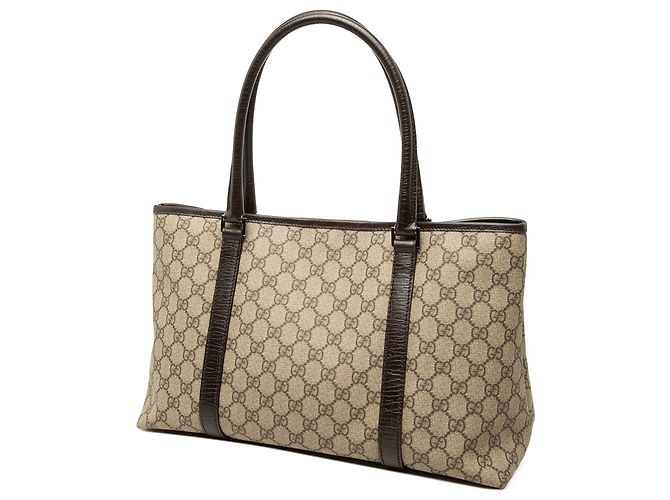 Borsa Tote Gucci Beige GG Supreme Joy - vista 2
