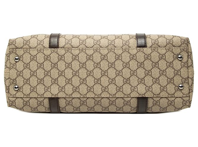 Borsa Tote Gucci Beige GG Supreme Joy - vista 3