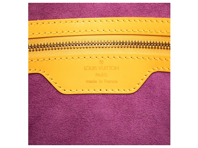 Louis Vuitton Yellow Epi Saint Jacques GM Long Strap - vista 5